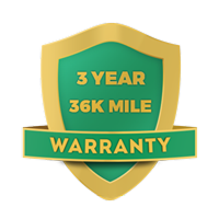 3 Year / 36K Mile Warranty badge | Stockertown Auto Services